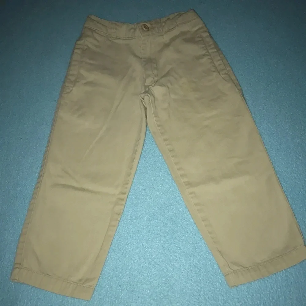 THE Children’s Place elastic waistband tan pants size 4